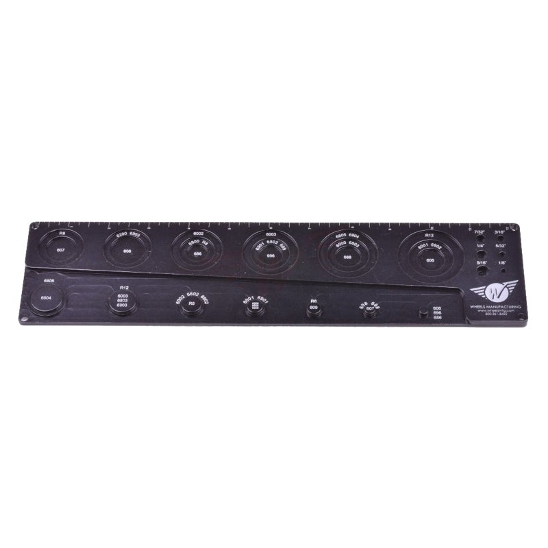 Wheels Manufacturing Benchtop Bearing Ruler and Gauge