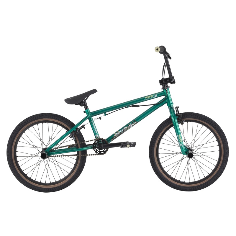 Haro Downtown DLX 20.3″ Bike-Metallic Green