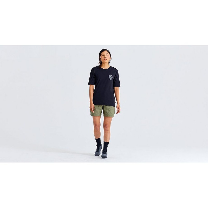 Specialized s/f cotton pocket tee ss wmn black s