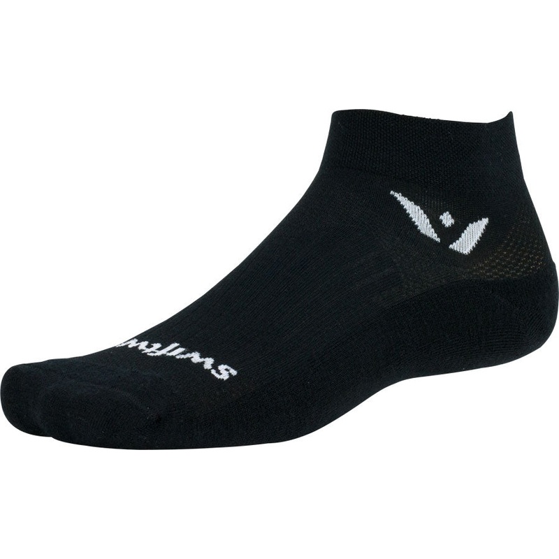 Swiftwick Pursuit Ankle Socks – Black X-Large