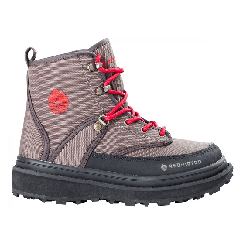 Youth Wading Boots for Fishing with Sticky Rubber Soles, Lightweight Mesh, Support, and Stud Compatibility  Ideal for Wet & Slippery Surfaces