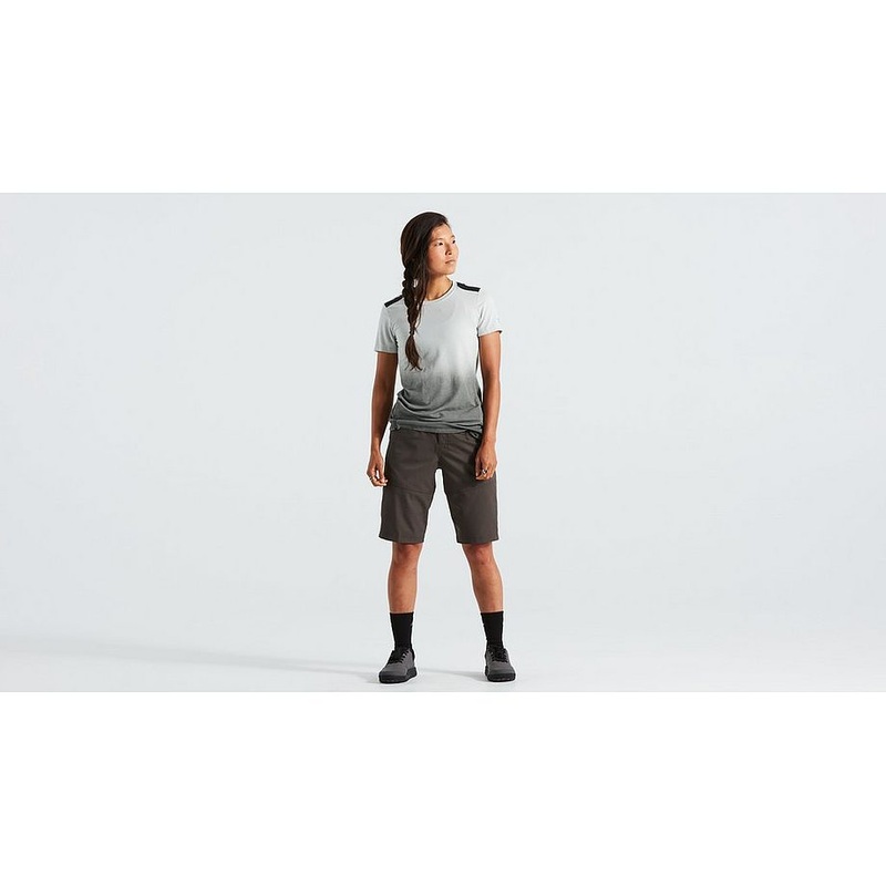 2022 SPECIALIZED TRAIL WOMEN SHORT W/LINER – Charcoal, LARGE