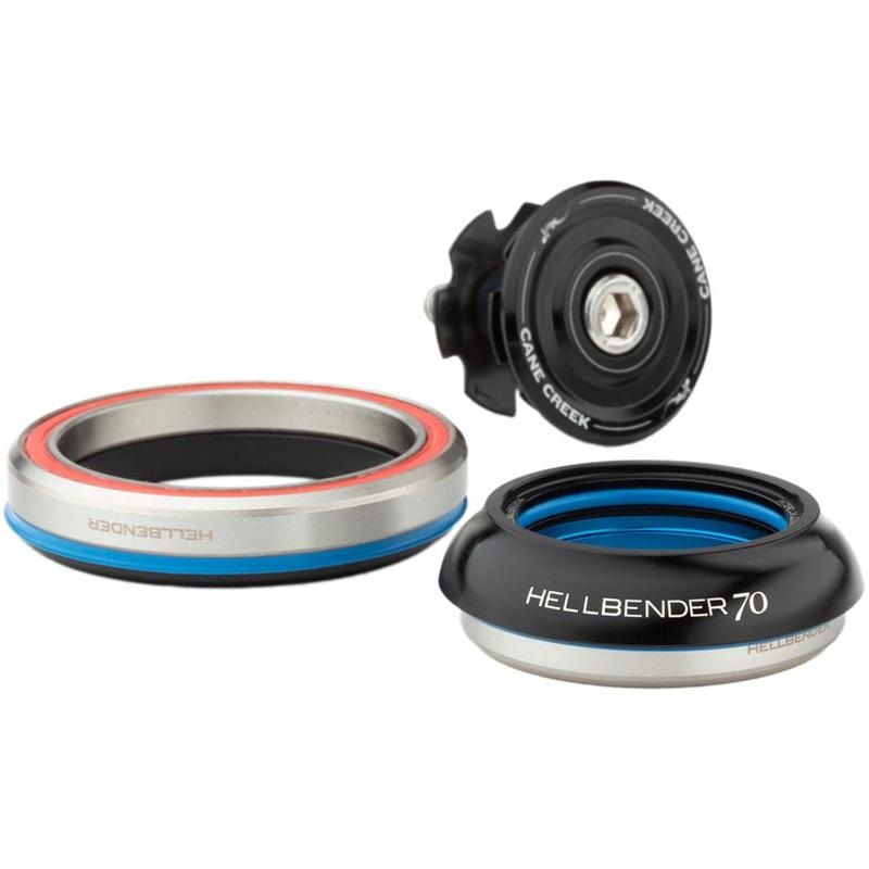 Cane Creek, Hellbender 70 SLAM IS41/IS52, Headset, : IS41/28.6/H4.6 | IS52/40, Integrated, Complete, Black