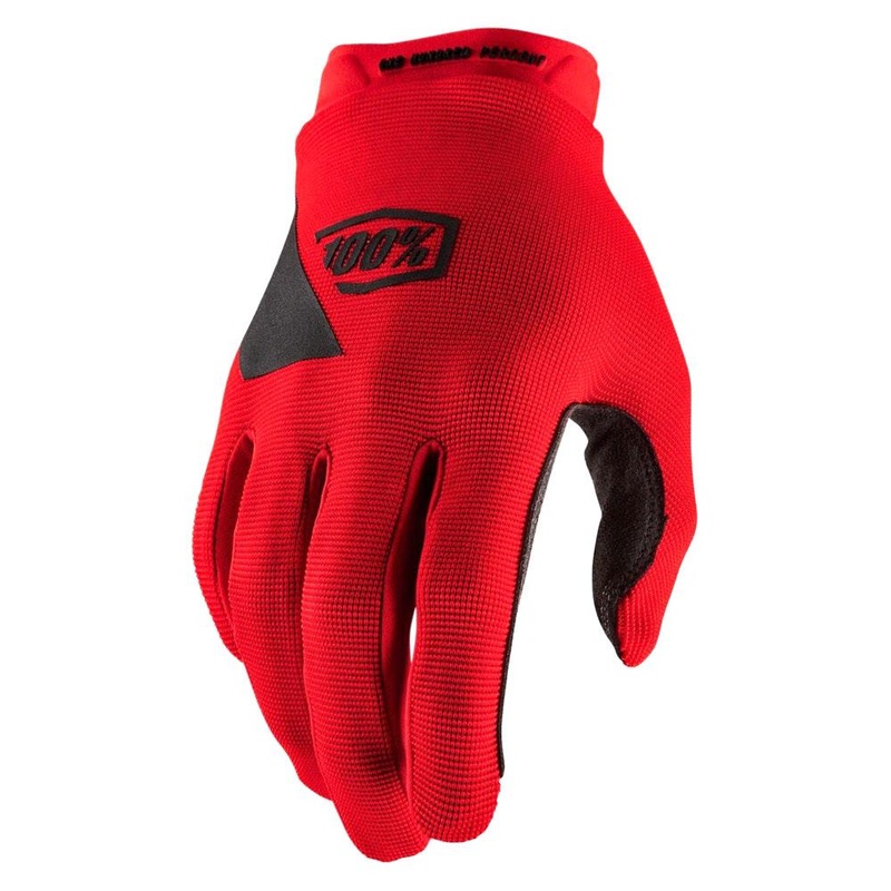 100% Ridecamp Race Gloves – Red