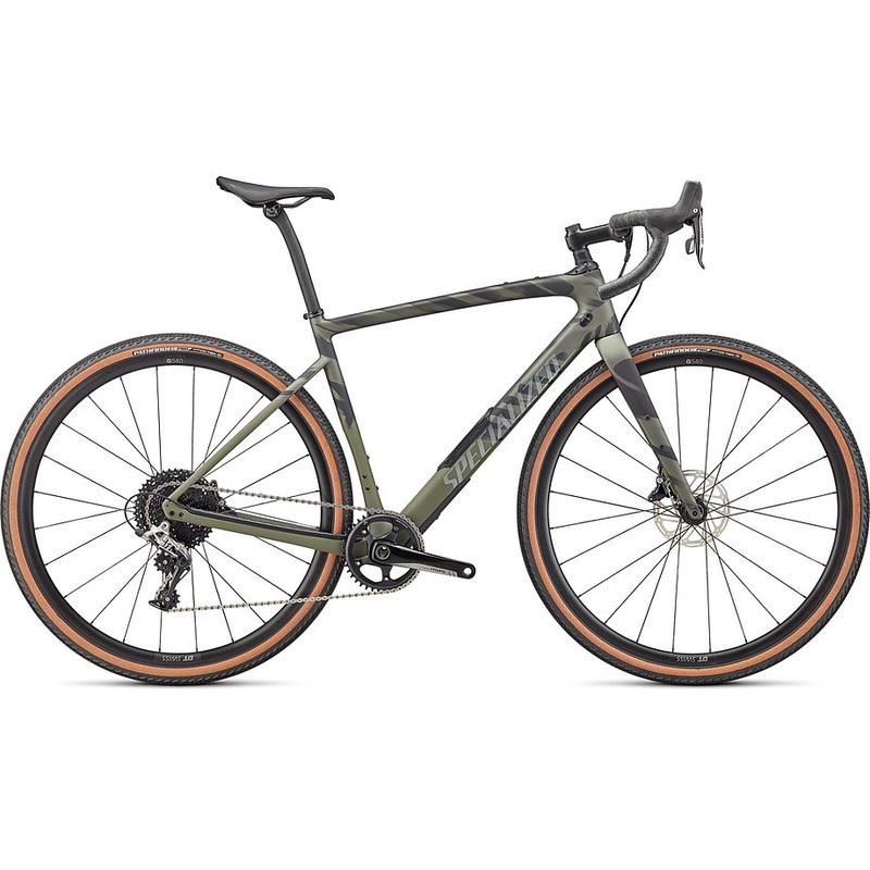 2022 Specialized diverge comp carbon bike satin olive/oak/chrome/wild 54