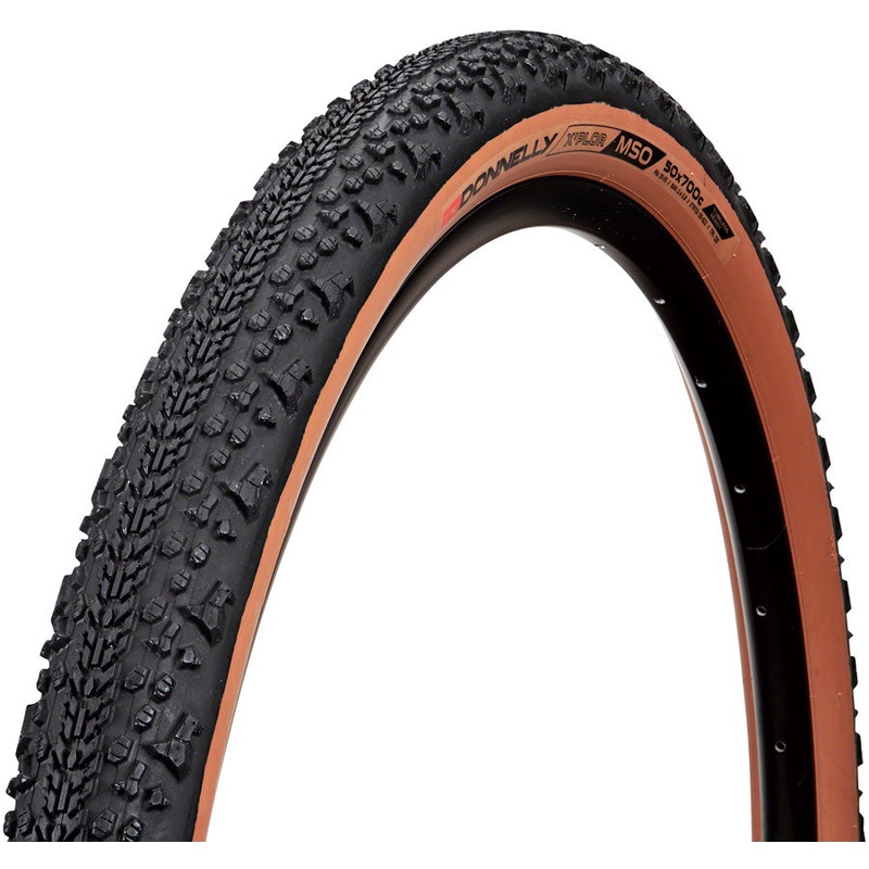 Donnelly Sports X’Plor MSO Tire – 700 x 50, Tubeless, Folding, Black/Tan