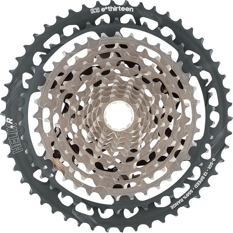 E*thirteen Helix Race 12sp Cassette 9-50t – Nickel Gray