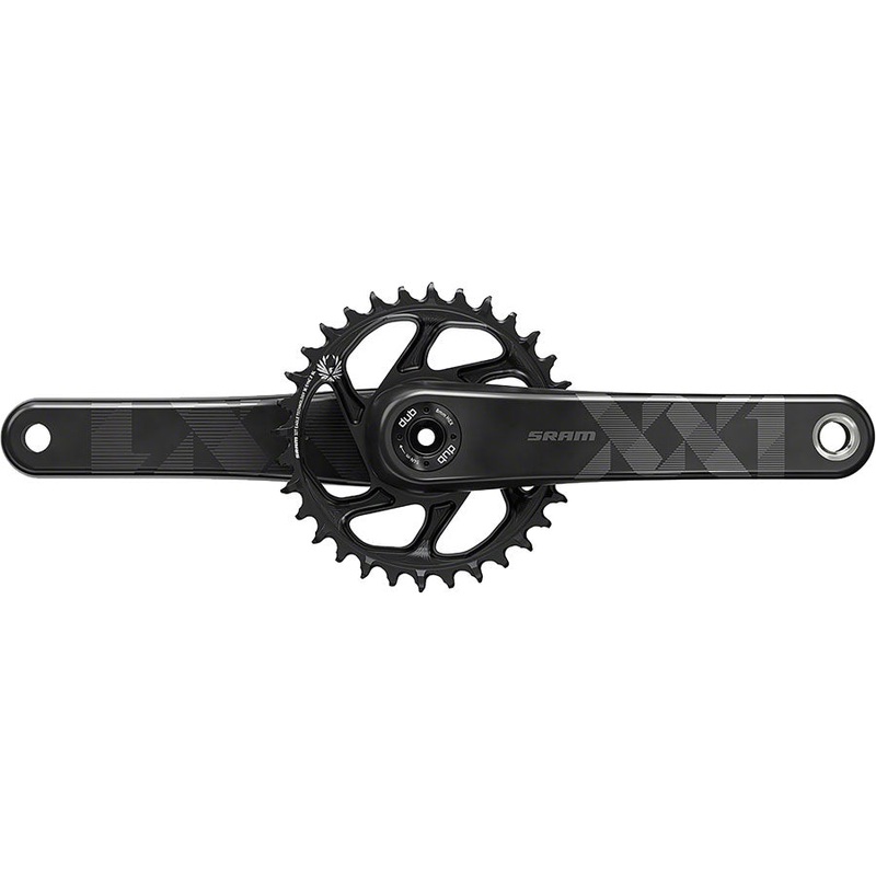 SRAM XX1 Eagle Carbon Boost Crankset – 170mm, 12-Speed, 34t, Direct Mount, DUB Spindle Interface, Black
