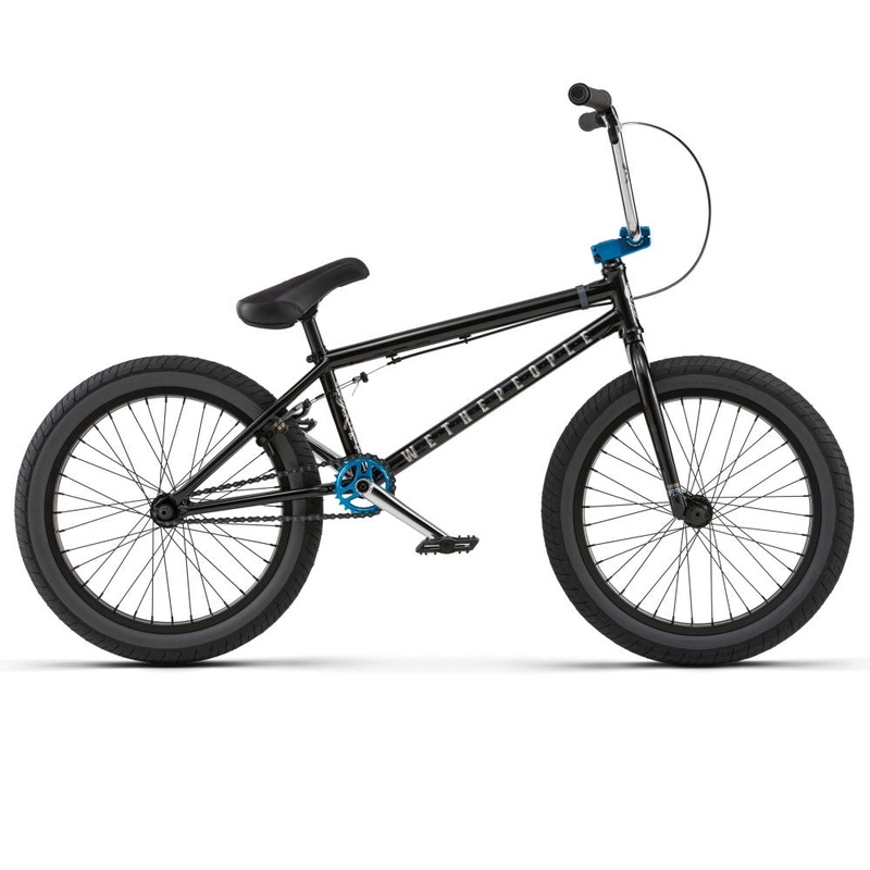 We The People Crysis 20″ BMX Bike 20.5″ TT – Glossy Black