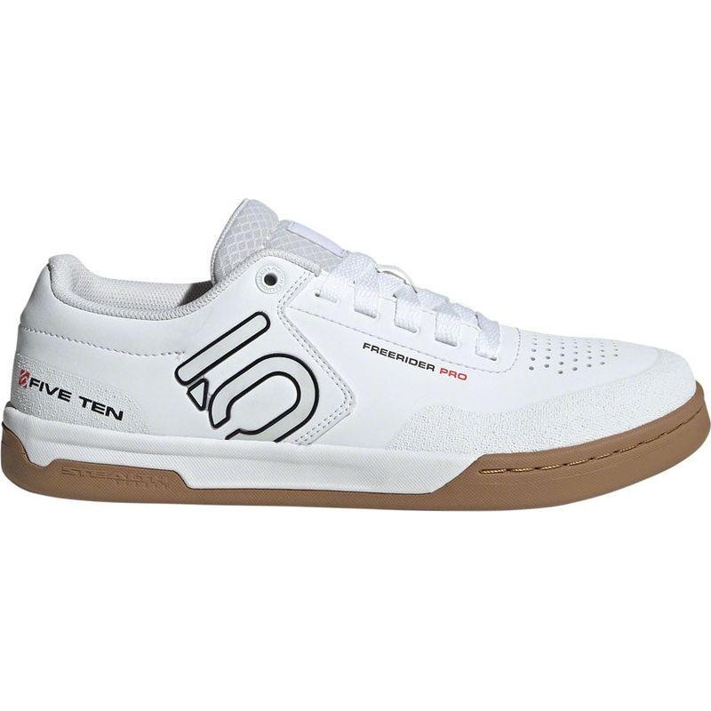 Five Ten Freerider Pro Flat Shoes – Men’s FTWR White/Core Black/Red 7.5