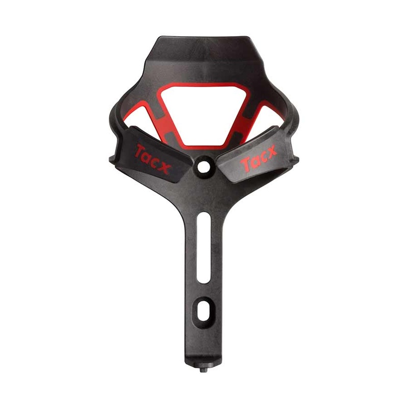 Tacx Ciro Water Bottle Cage – Matte Red | Made Of Polyamide Reinforced By Carbon