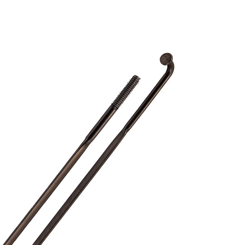Premium Black Sapim CX-Ray Bladed J-Bend Aero Spokes 2.0mm  Lightweight, Durable, Aerodynamic Bicycle Wheel Components for Racing & Performance