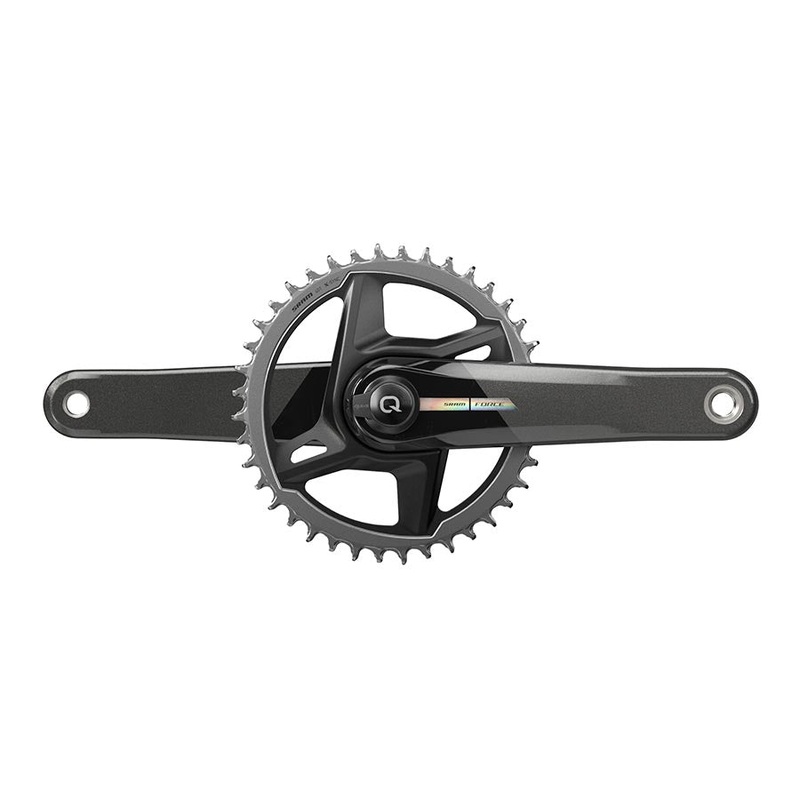SRAM Force D2 1x Power Meter Crankset Speed: 12 Spindle: 28.99mm BCD: Direct Mount 40 DUB 175mm Black Road Disc