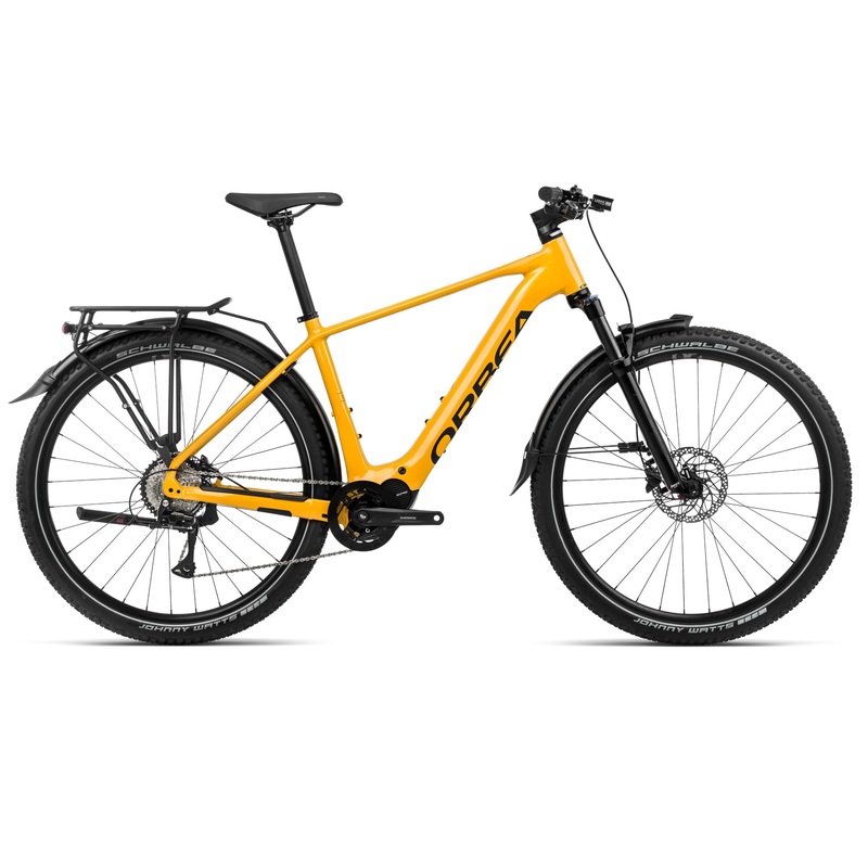 2024 Orbea KEMEN SUV 40 28mph Trekking Urban E-Bikes – Large, Mango (Gloss) – Black (Matte)