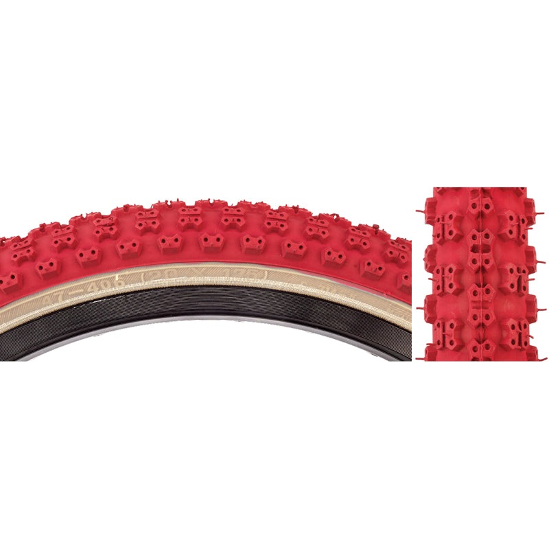 20×1.75 CST Comp III BMX Tire – Red w/ Light Skinwall