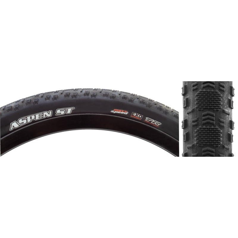 Aspen ST Tire – 29 x 2.25 Tubeless Folding Black MaxxSpeed EXO 170tpi