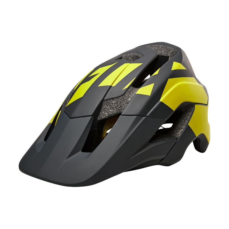 Fox Racing Metah Thresh MTB Helmet – Black-Yellow – 2017