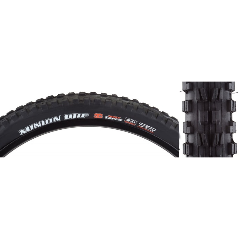 Maxxis Minion DHF Tire – 29 x 3 Tubeless Folding Black 3C Maxx Terra EXO