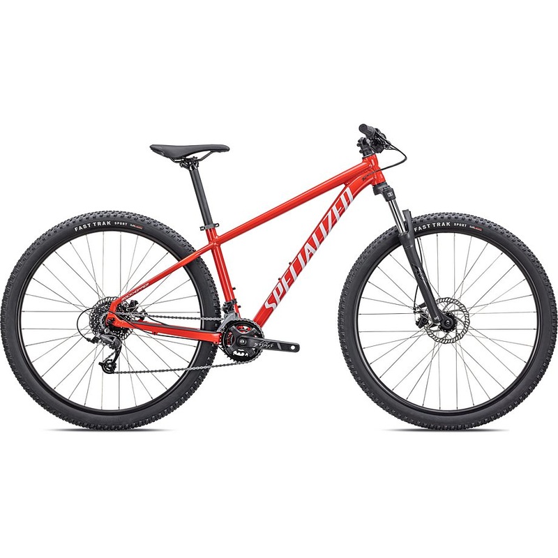 2024 Specialized rockhopper 29 bike gloss flo red / white s