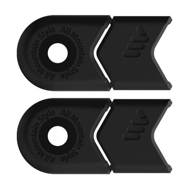 All Mountain Style Crank Protectors  Durable Carbon & Aluminum Compatible Crank Arm Guards in Black, Red & Green for MTB & Trail Cycling