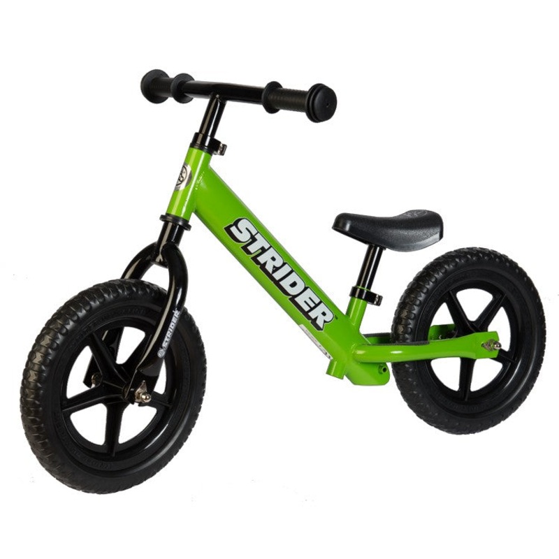 Strider Sport 12″ Balance Push Bike-Green