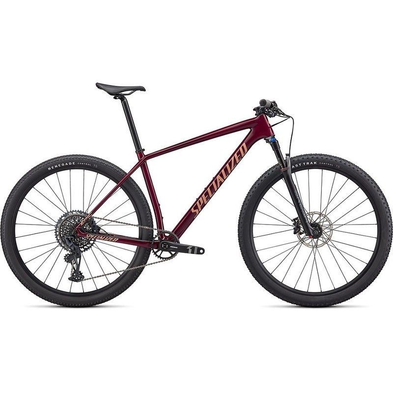 2022 Specialized epic ht comp bike gloss maroon / ice papaya xl