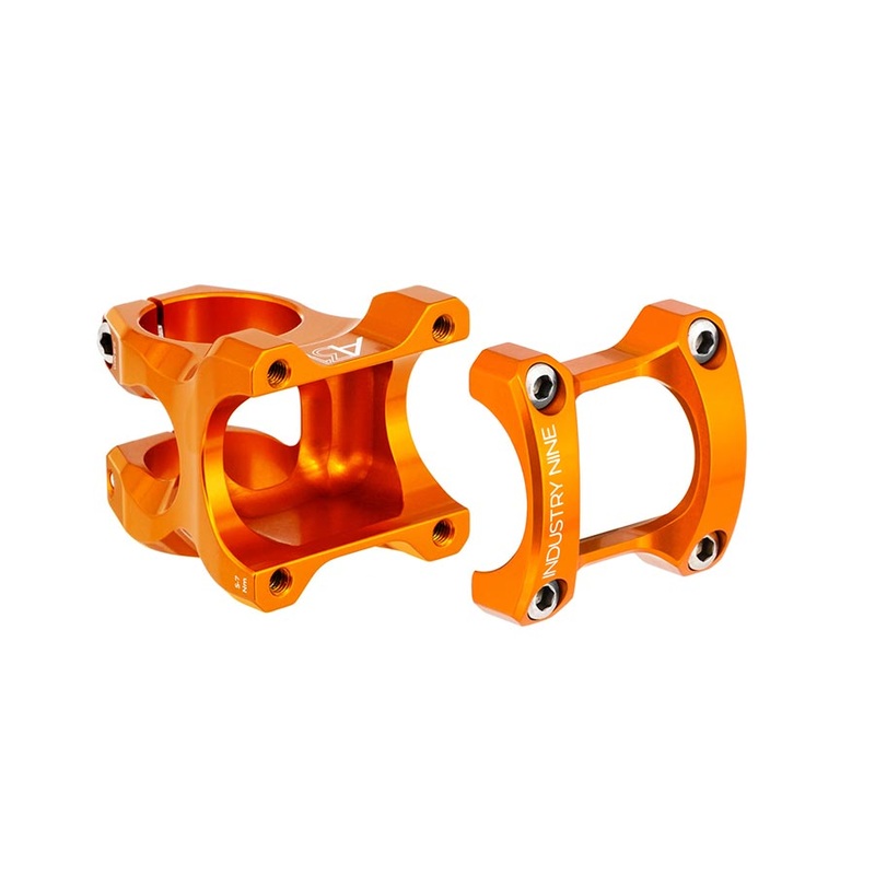 Industry Nine A318 Stem – 40mm 31.8mm Clamp +/-4.4 1 1/8″ Aluminum Orange