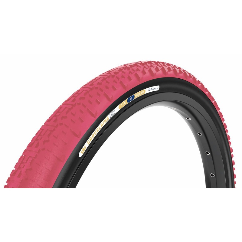 Panaracer GravelKing X1 Tire – 700 x 40 Tubeless Folding Cranberry/Black