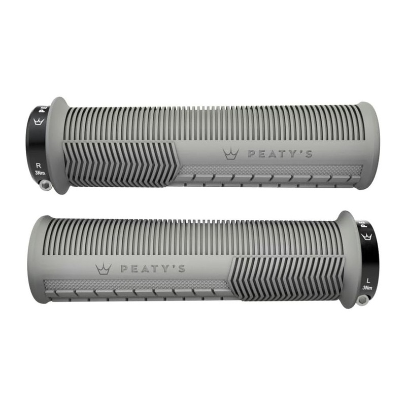 Peaty’s Mushroom Thin Lock-On Grips – Slate