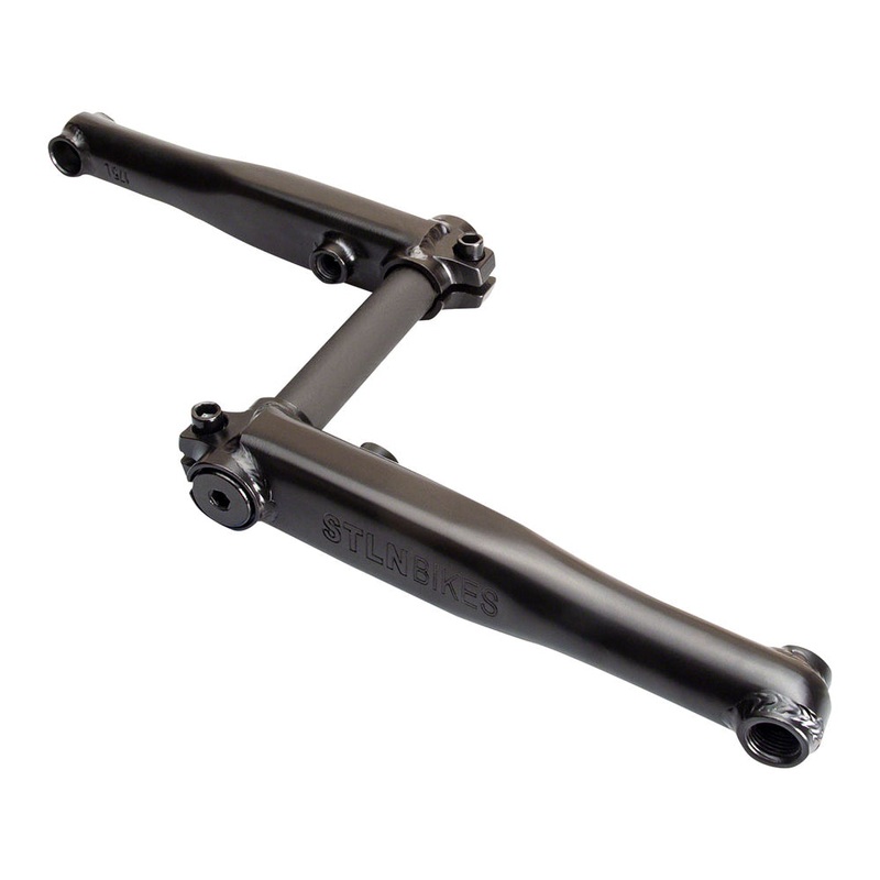 Stolen Mob V4 3-Piece BMX crank – 175mm – 19mm – Black