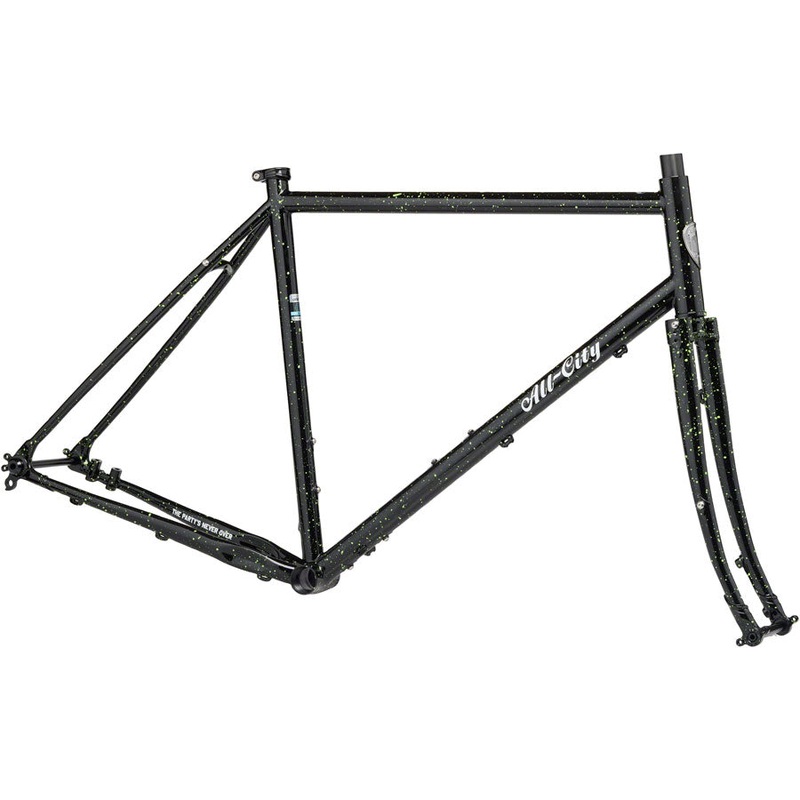 All-City Gorilla Monsoon Frameset – 650b/700c Steel Slimer Lime 58cm