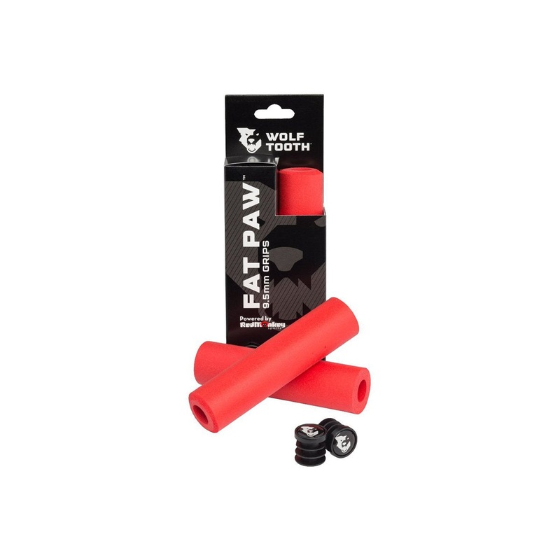 Wolf Tooth Components Fat Paw Grips – Red