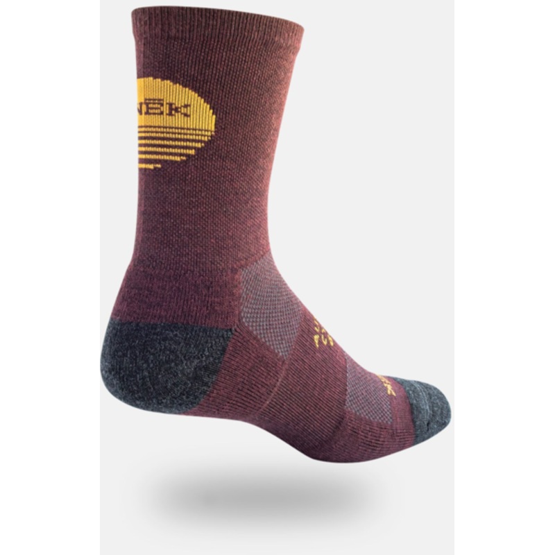 Snek Merino Desert Sunrise Sock