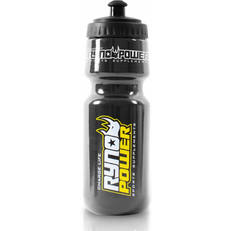 Ryno Power Black Sport Cycling Bottle (BPA Free)
