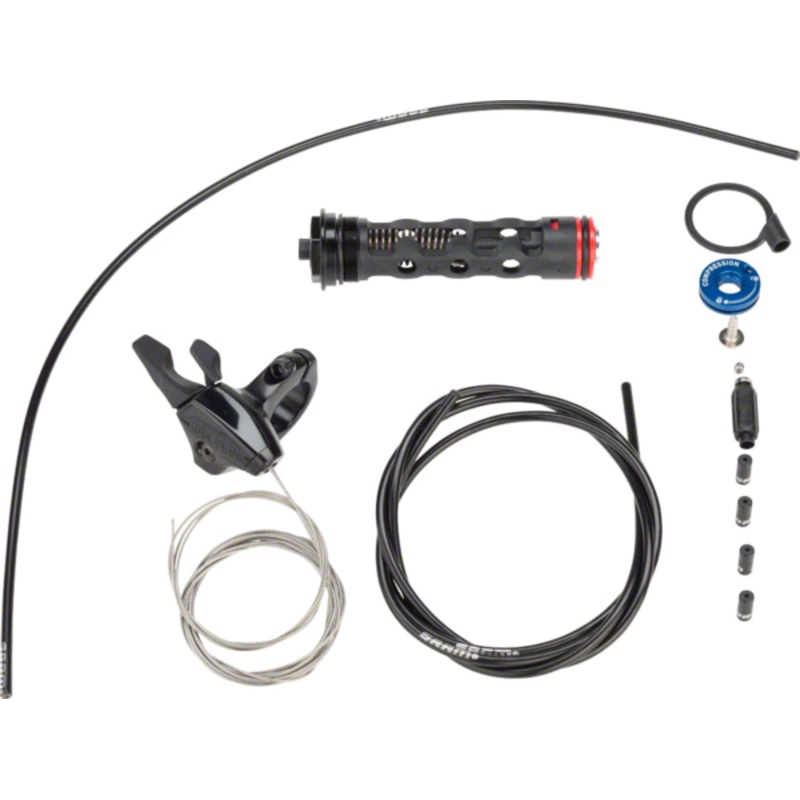 RockShox RockShox Remote Upgrade Kit, OneLoc Right/above, Left/below 10mm MC RL Damper Push to Lock, Domain (B1+/2021+)